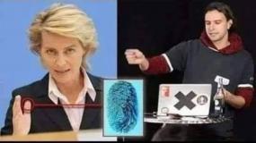 بصورة فوتوغرافية ، هاكر يتمكن من كسر رمز حماية وزيرة الدفاع 