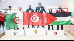 منتخبنا الوطني للكرة الحديدية يعزز رصيد فلسطين من الميداليات في الدورة العربية 